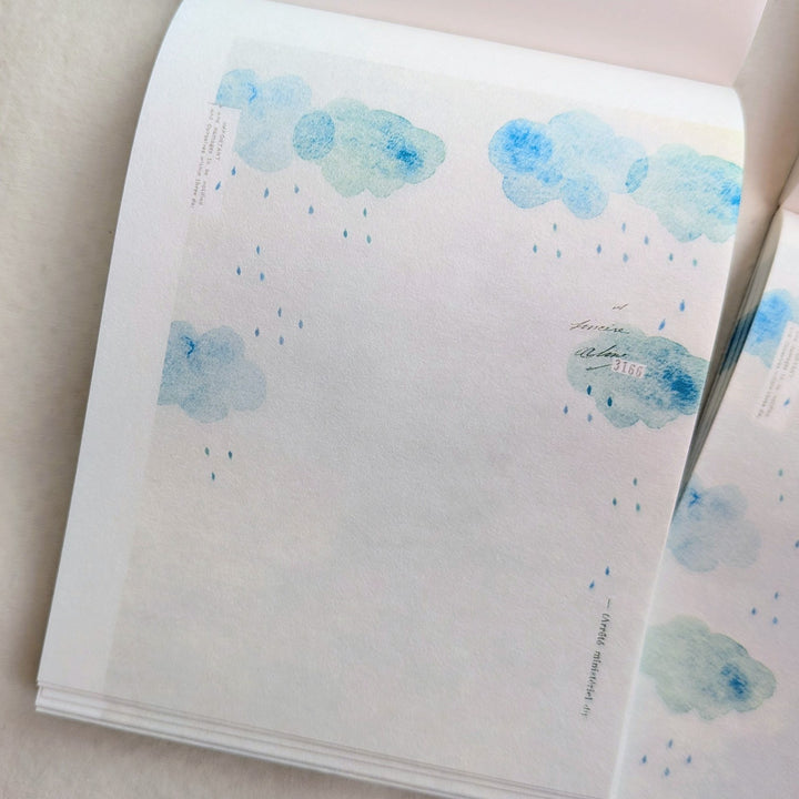 Yohaku / Memo Pad -A single drop M-198