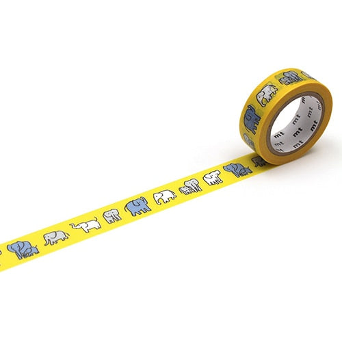 mt x SOU SOU/ Washi Tape - Elephants MTSOU10