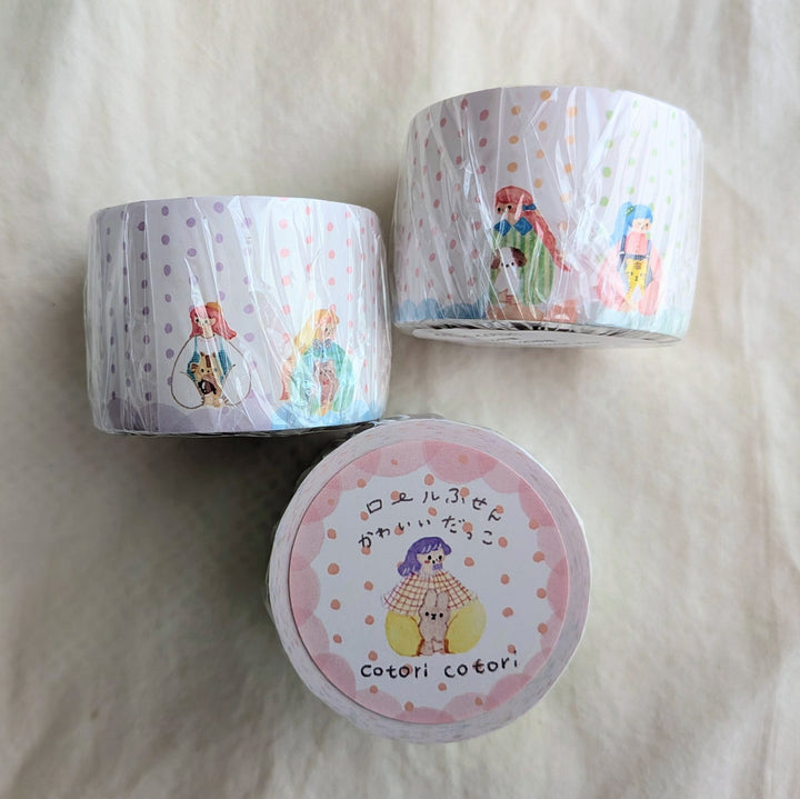 Cotori Cotori / Rolled Sticky Note -Cuddly Hug