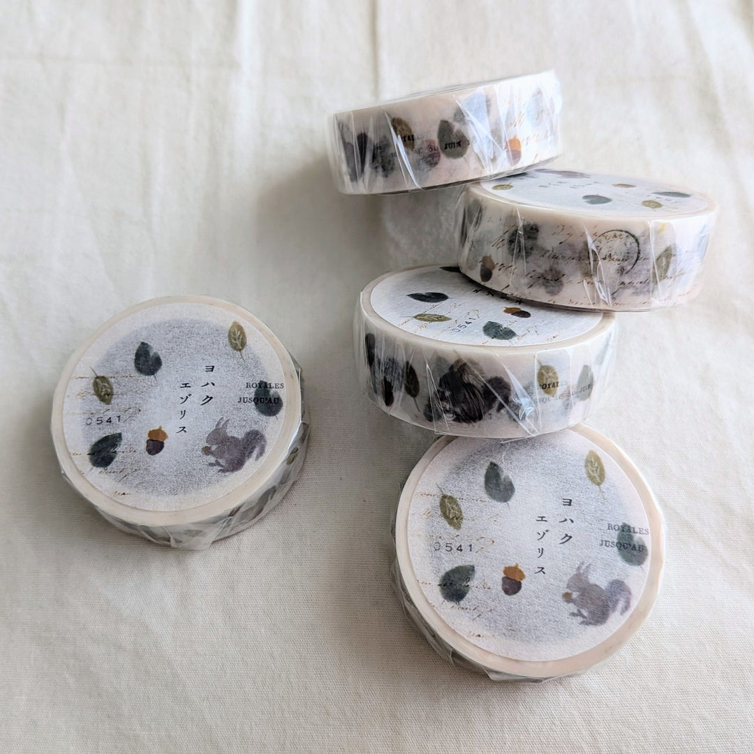 Yohaku / Washi Tape -Ezo Squirrel Y-190