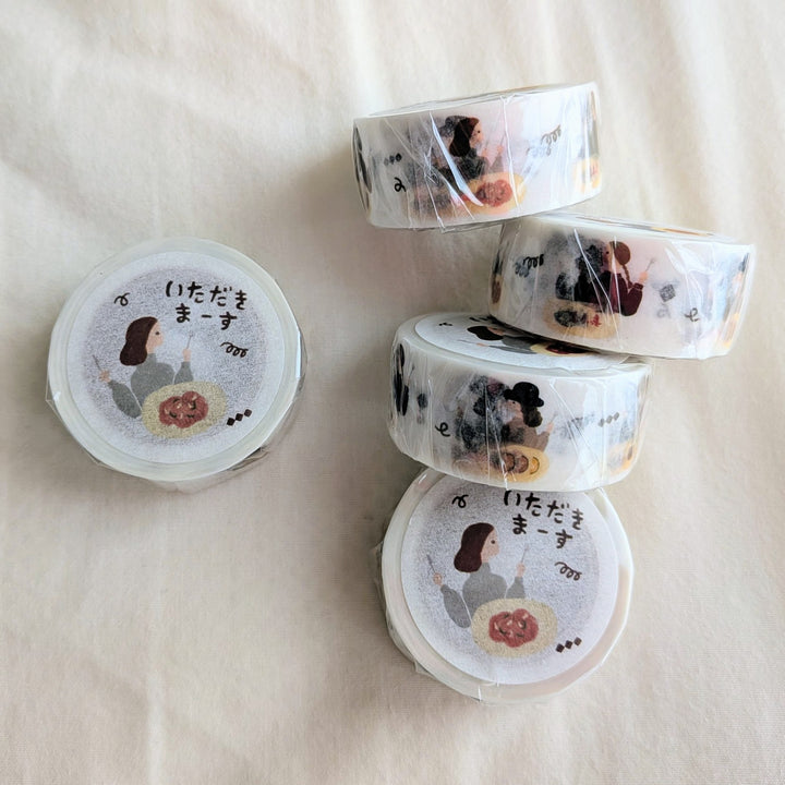 Necktie / Washi Tape -Let's Eat!