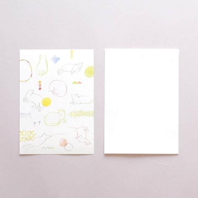 Tomoko Shinozuka / Mini Letter Paper - Cats