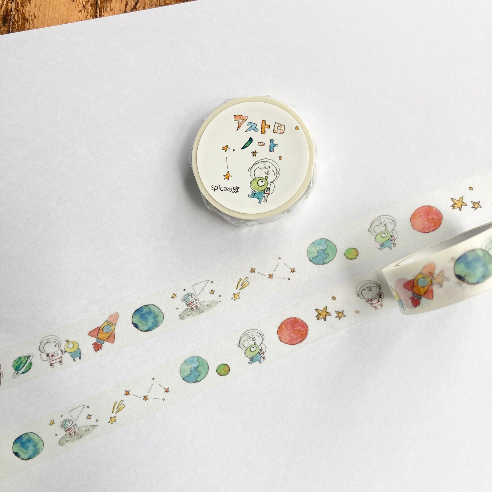 spica garden / Washi Tape -muu-chan Astronaut SM39
