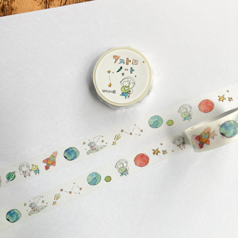 spica garden / Washi Tape -muu-chan Astronaut SM39
