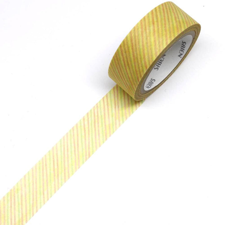 Miki Tamura / 5-Color Torn Washi Tape Art Set -Pattern
