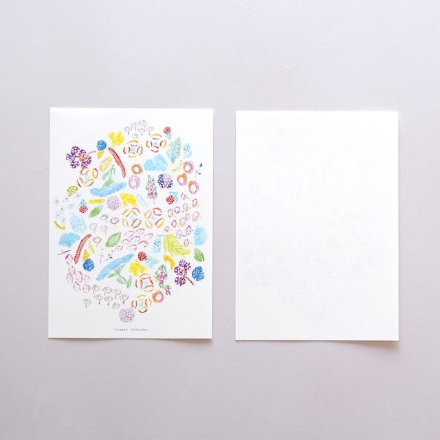 Tomoko Shinozuka / Mini Letter Paper - Flower Garden