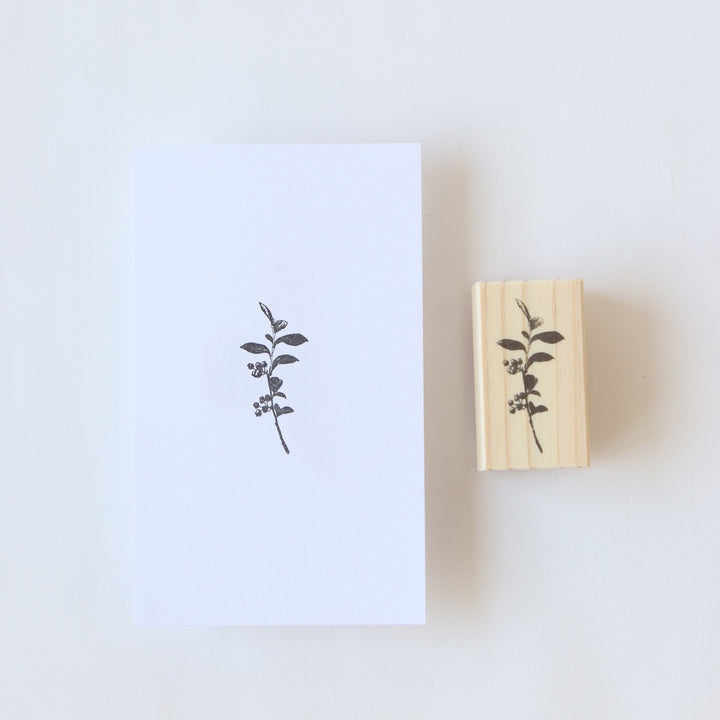 always smile.../ Rubber Stamp -Blueberry S