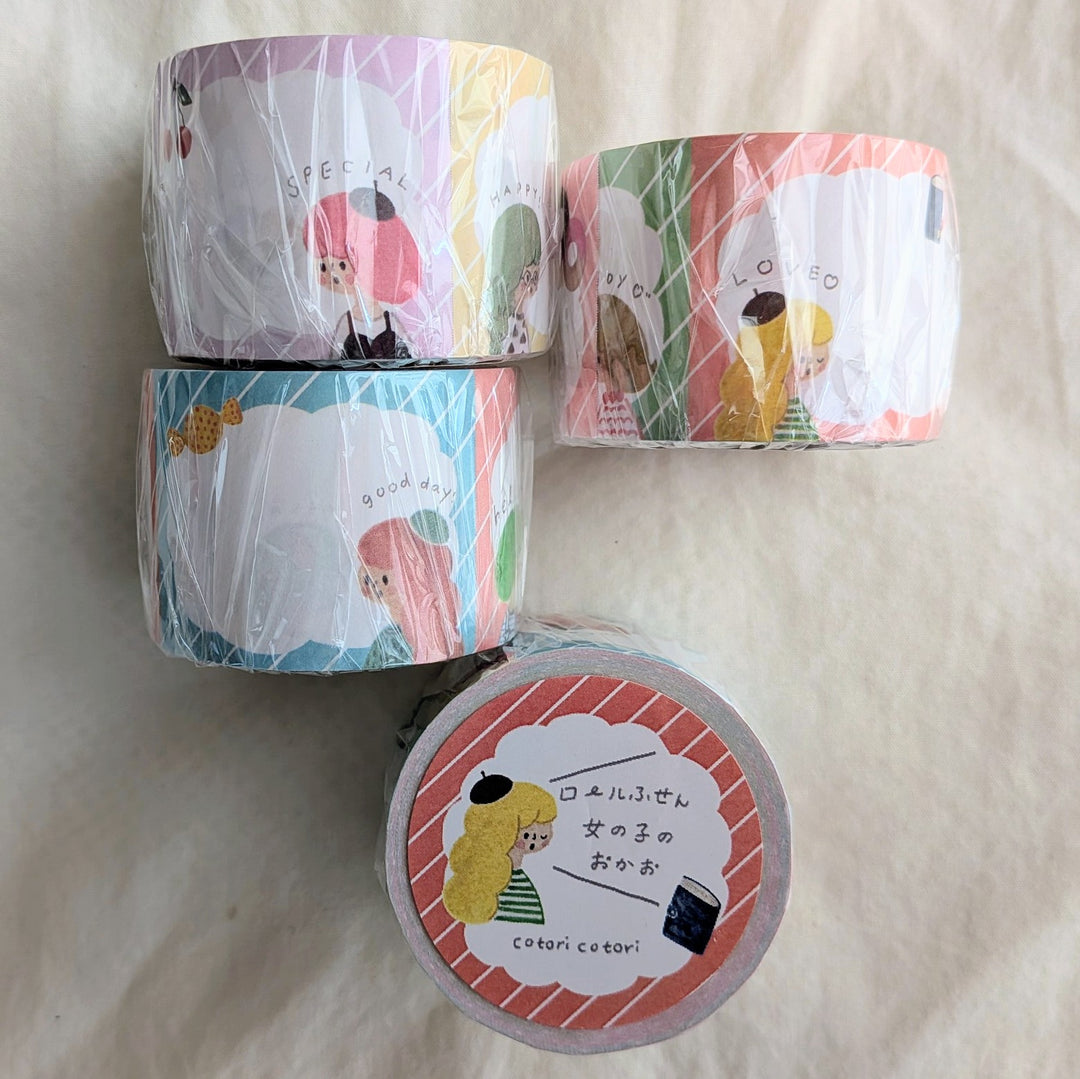Cotori Cotori / Rolled Sticky Note -Girl’s Face