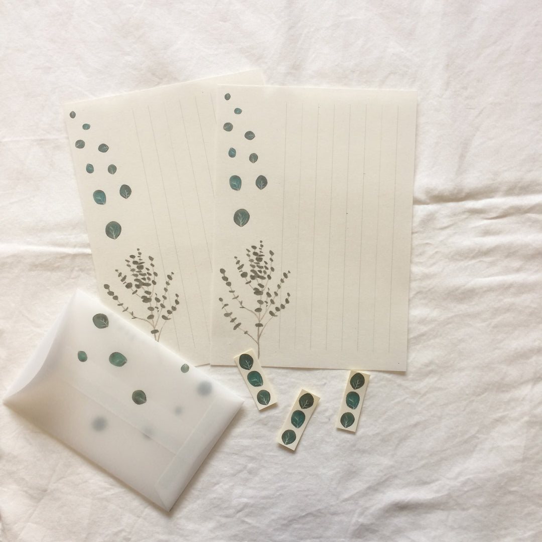 Kisetsu no Tegamiya / Letter Writing Set -Eucalyptus