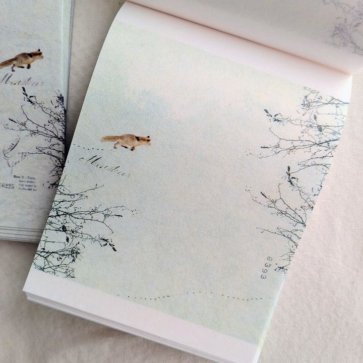 Yohaku / Memo Pad -Snow Play M-197