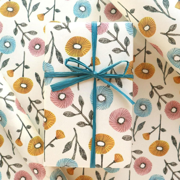 REGARO PAPIRO / Wrapping Paper -Trico Flower /5 sheets