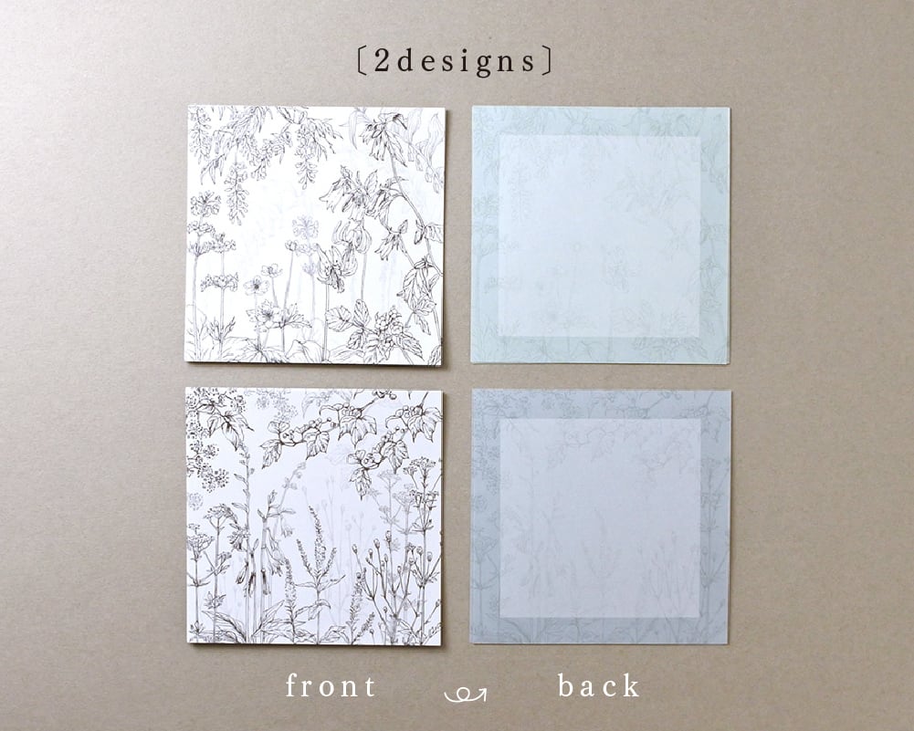 mocolier / Botancial Memo Paper -Mountain Wildflowers
