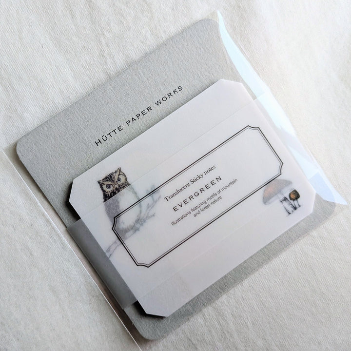 Hutte Paper Works / Tracing Paper Sticky Note -Scops Owl HPSM-736