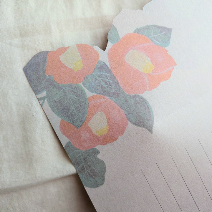 Kisetsu no Tegamiya / Letter Writing Set -Camellia Flowers