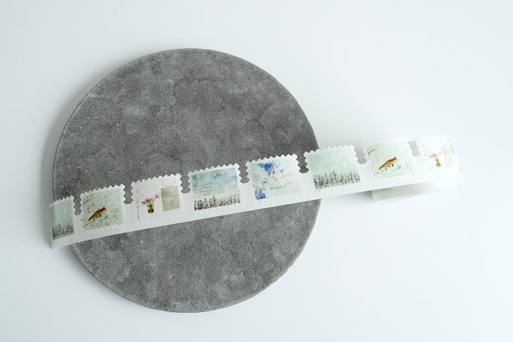 Yohaku / Foil-stamped Rolled Flake Sticker -Stardust HF-002