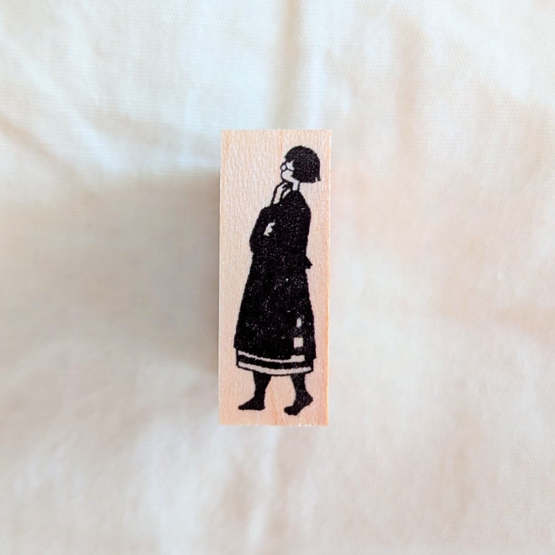 MA7stamp / Rubber Stamp -Fumiko Says, "Hmm..."