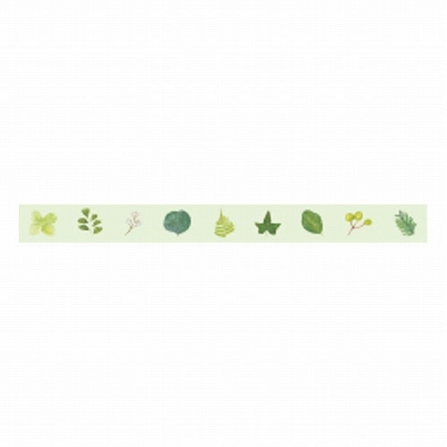 RYURYU / Hand-tearable Clear Tape 10mm width -Green SMMT103