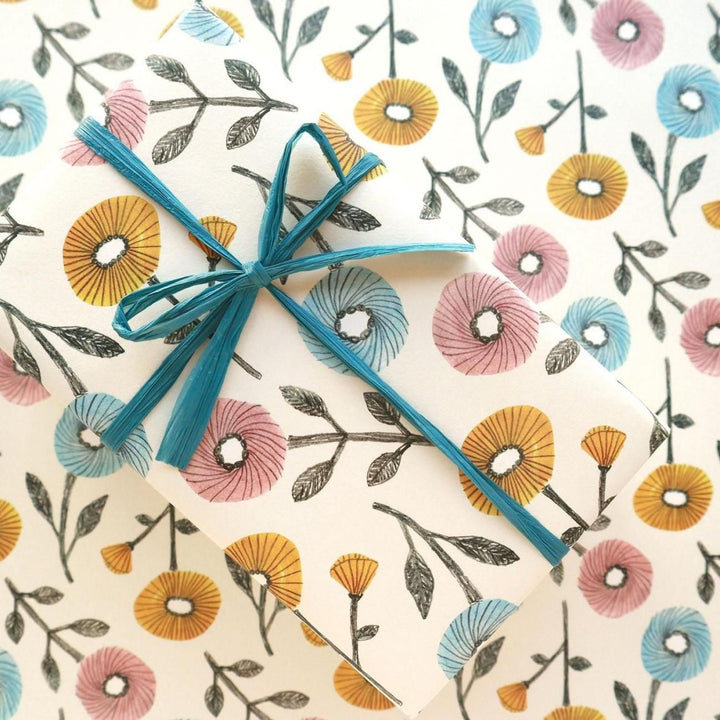 REGARO PAPIRO / Wrapping Paper -Trico Flower /5 sheets