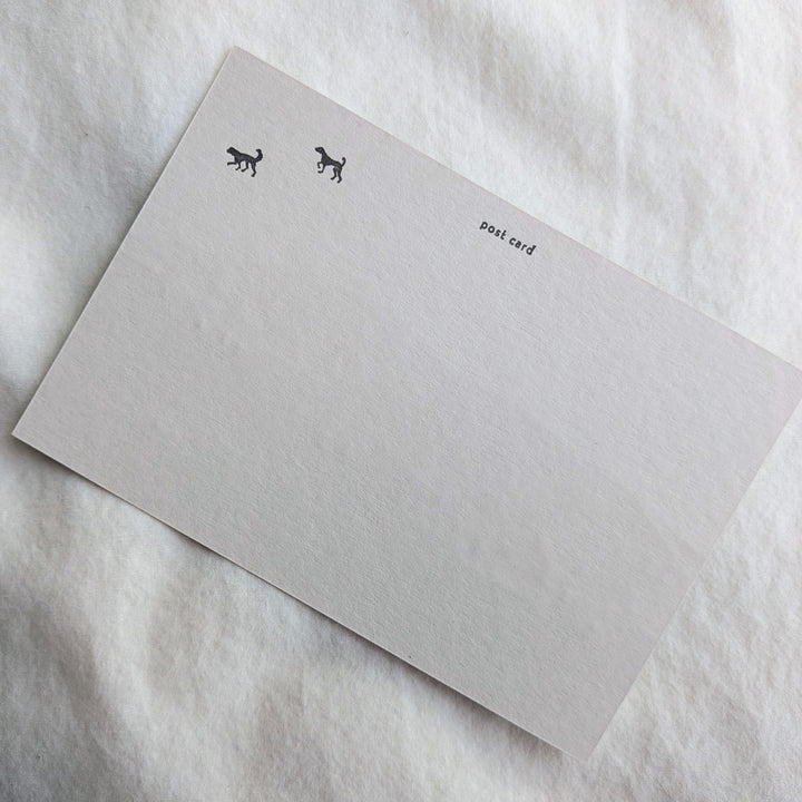 knoten letterpress / Post Card -Mountain House /Cashmere