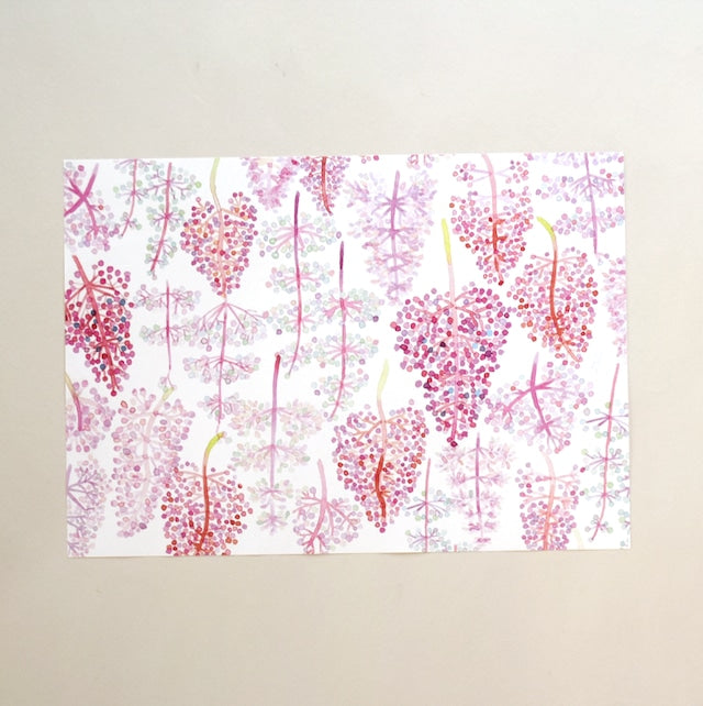 Tomoko Shinozuka / A4 Wrapping paper B / 5sheets