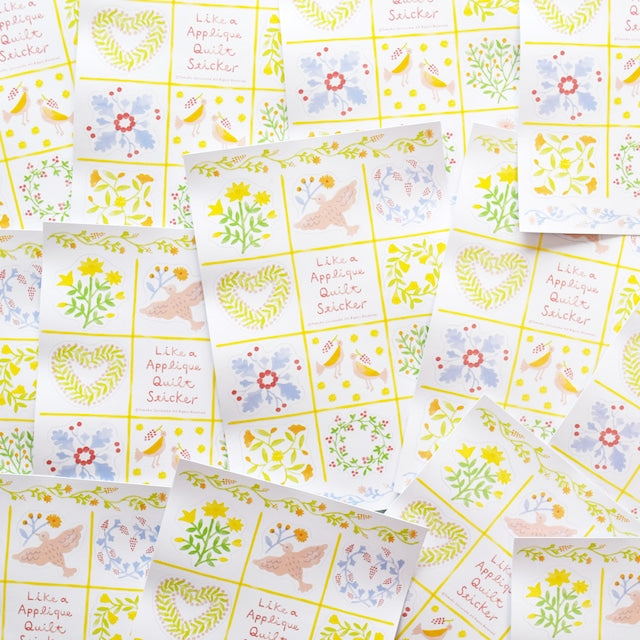 Tomoko Shinozuka / sticker - Quilt