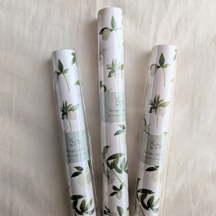 harukazeiro / Wrapping Paper -christmas rose