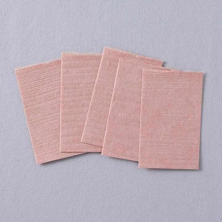 WACCA JAPAN / Handmade Hikawa-washi Board-Grain paper card / PINK BU14