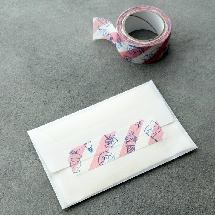 Tobimatsu Shoichiro x Mizushima / Washi Tape -Topping Animals