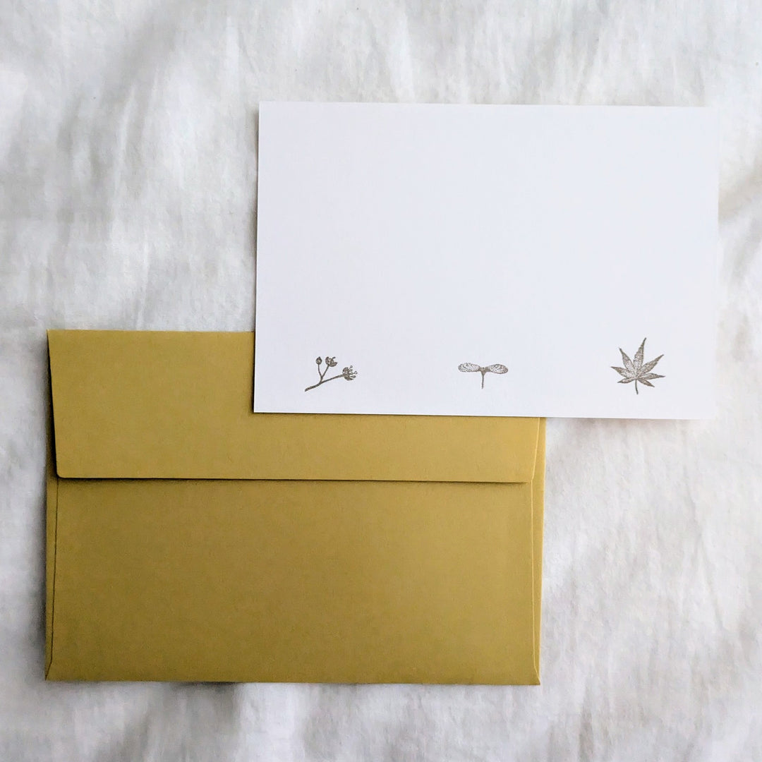 knoten letterpress / Envelope Set -Tree