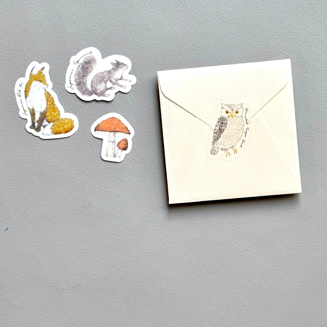 Hutte Paper Works / Flake stickers -Evergreen HLB-023