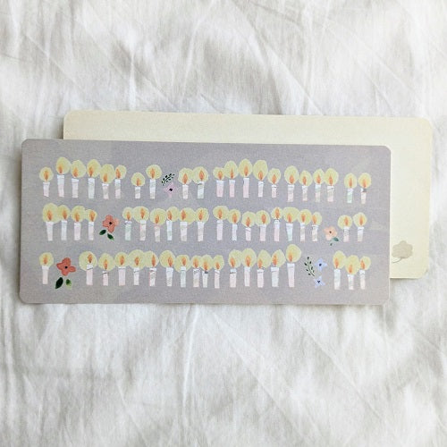 Yuko Omori / Note card -rousoku