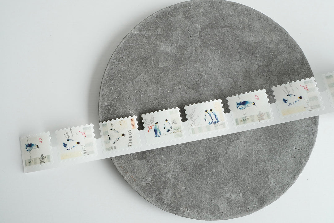 Yohaku / Foil-stamped Rolled Flake Sticker -WinterRetreat HF-001