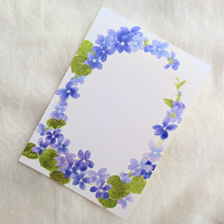 harukazeiro (吉田春香)/ Small Writing Paper -violet