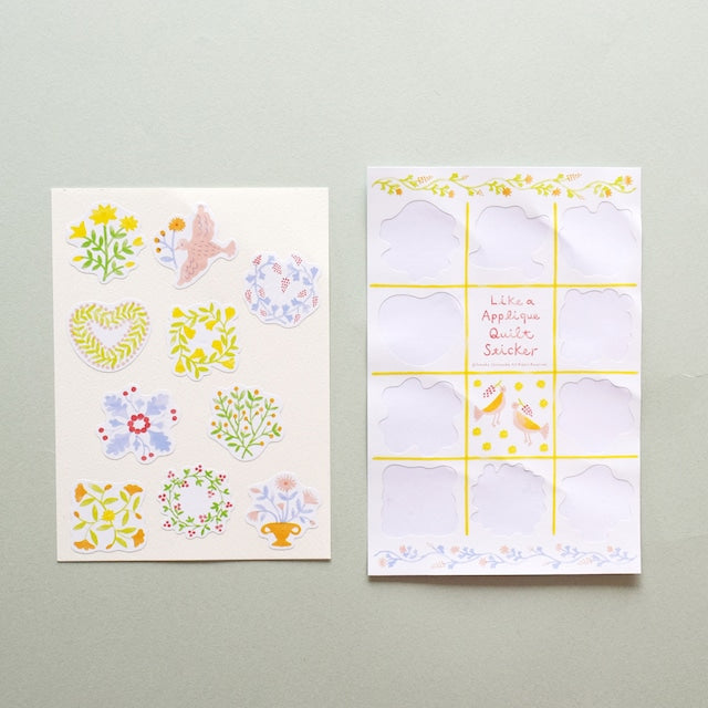 Tomoko Shinozuka / sticker - Quilt