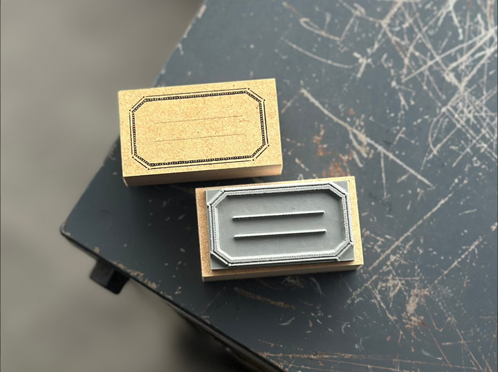 OEDA LETTERPRESS / Original rubber stamp 023