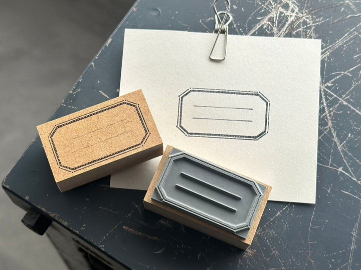 OEDA LETTERPRESS / Original rubber stamp 023