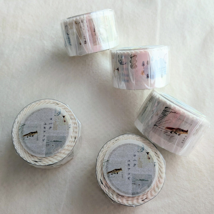 Yohaku / Rolled Flake Sticker -Snow Play FR-001