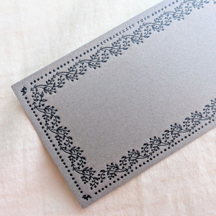 OEDA LETTERPRESS / Memo card (VINE) Glay