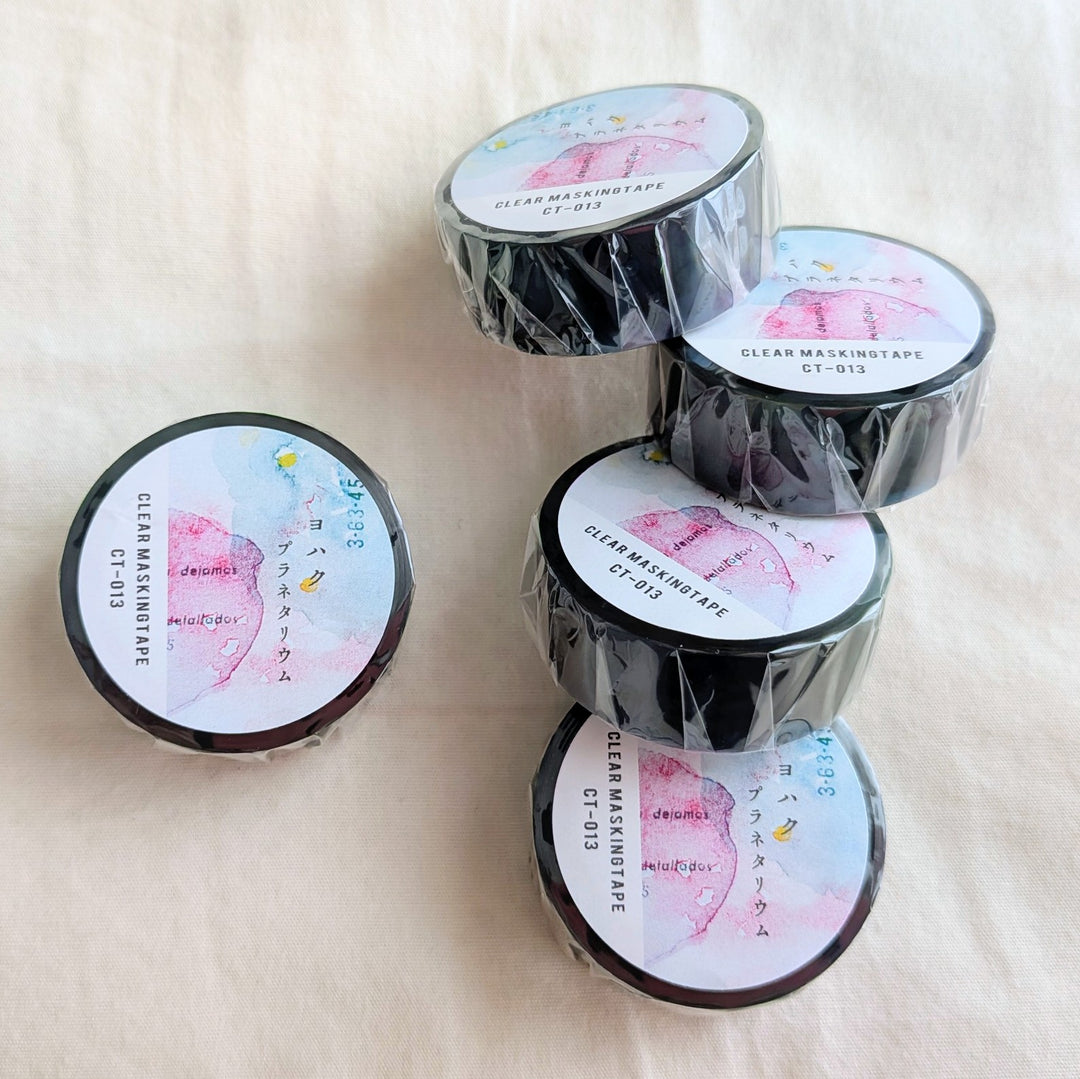 Yohaku Crear Masking Tape -Planetarium CT-013