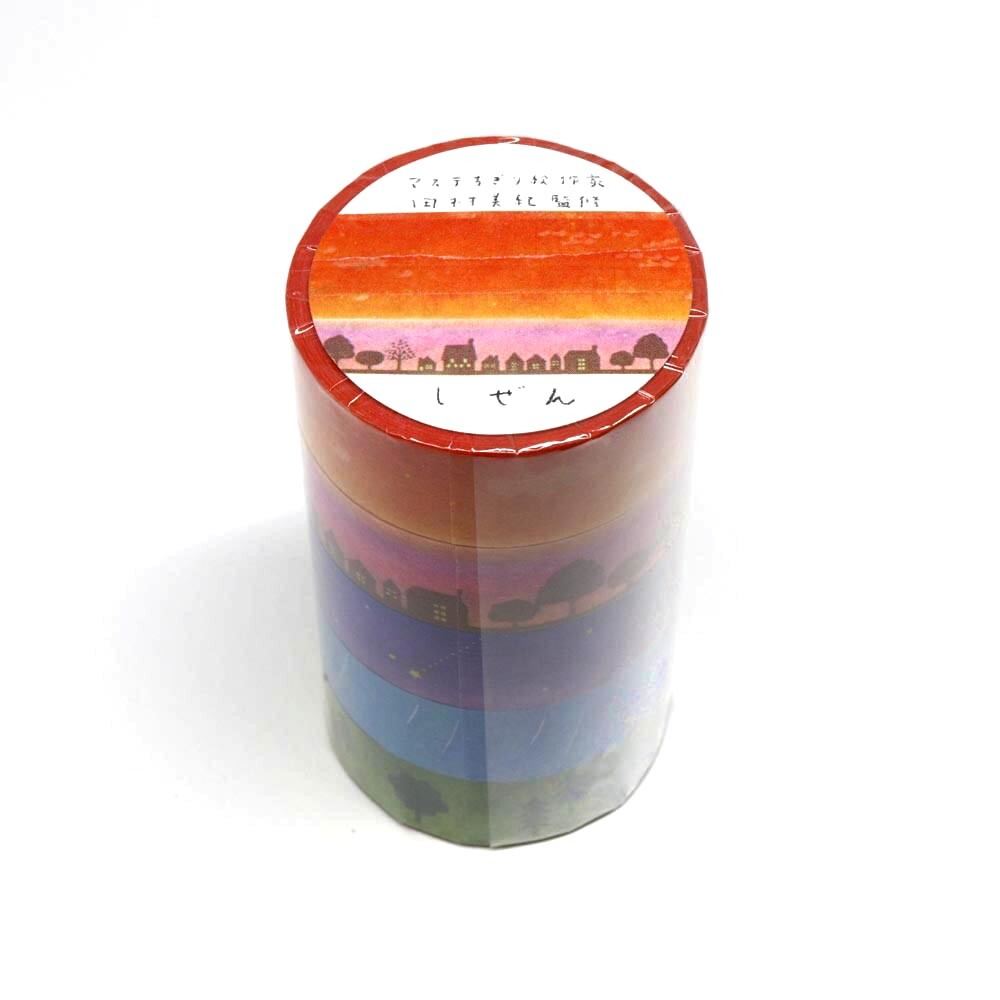 Miki Tamura / 5-Color Torn Washi Tape Art Set -Nature