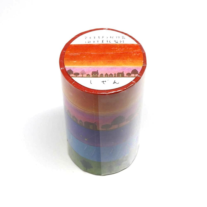 Miki Tamura / 5-Color Torn Washi Tape Art Set -Nature