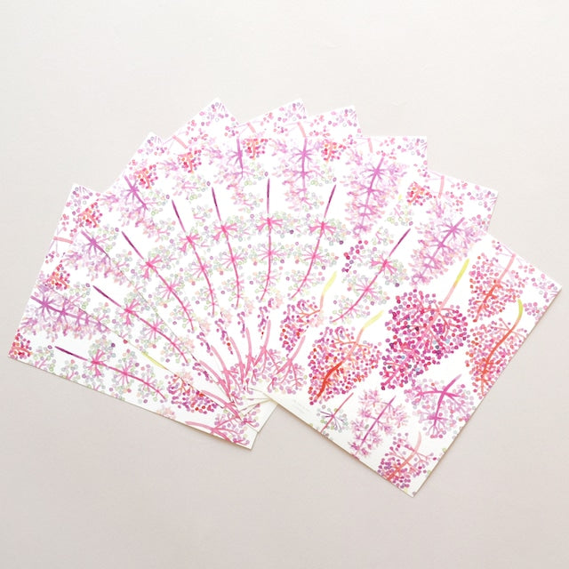 Tomoko Shinozuka / Mini Letter Paper - Asian Grapes