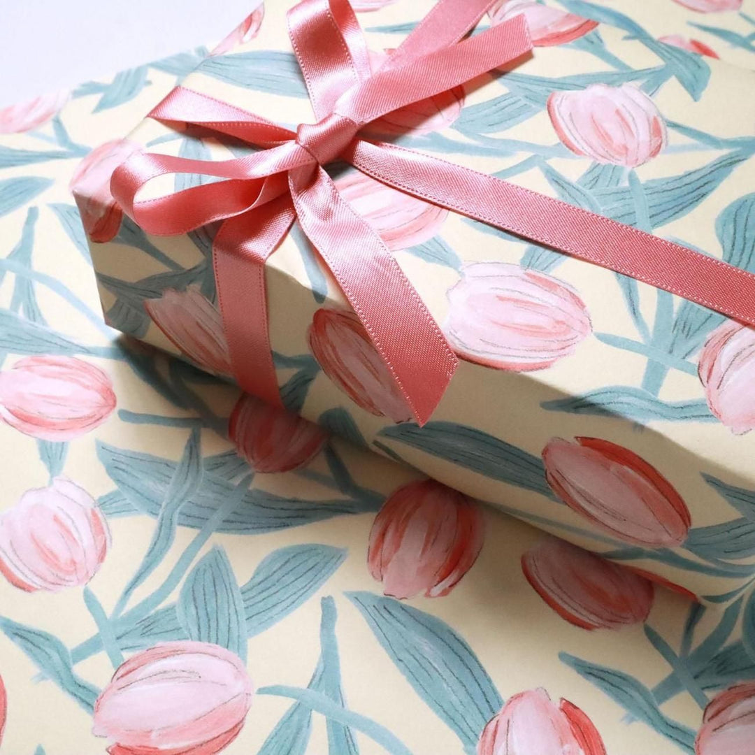 REGARO PAPIRO / Wrapping Paper -Tulip Gift /5 sheets