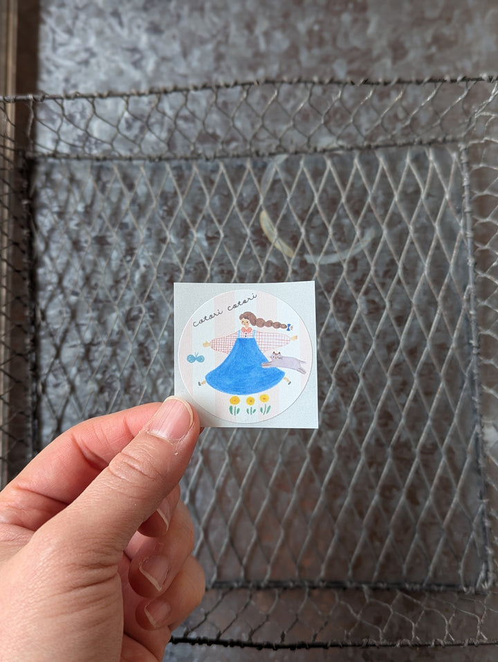 Cotori Cotori / Round stickers of girls