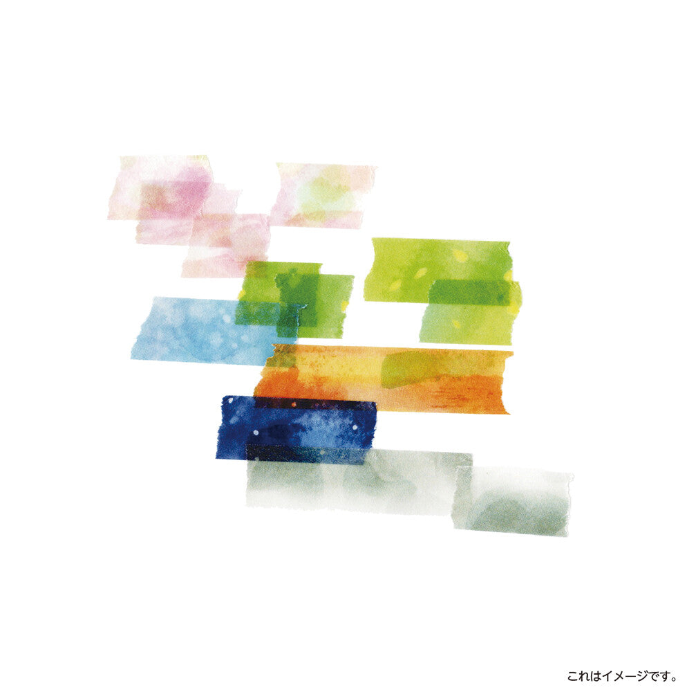 Miki Tamura / 6-Color Torn Washi Tape Art Set -Changing Seasons