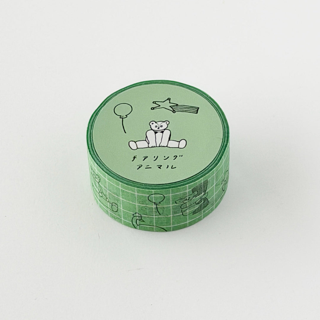 Tobimatsu Shoichiro x Mizushima / Washi Tape -Cheering Animals