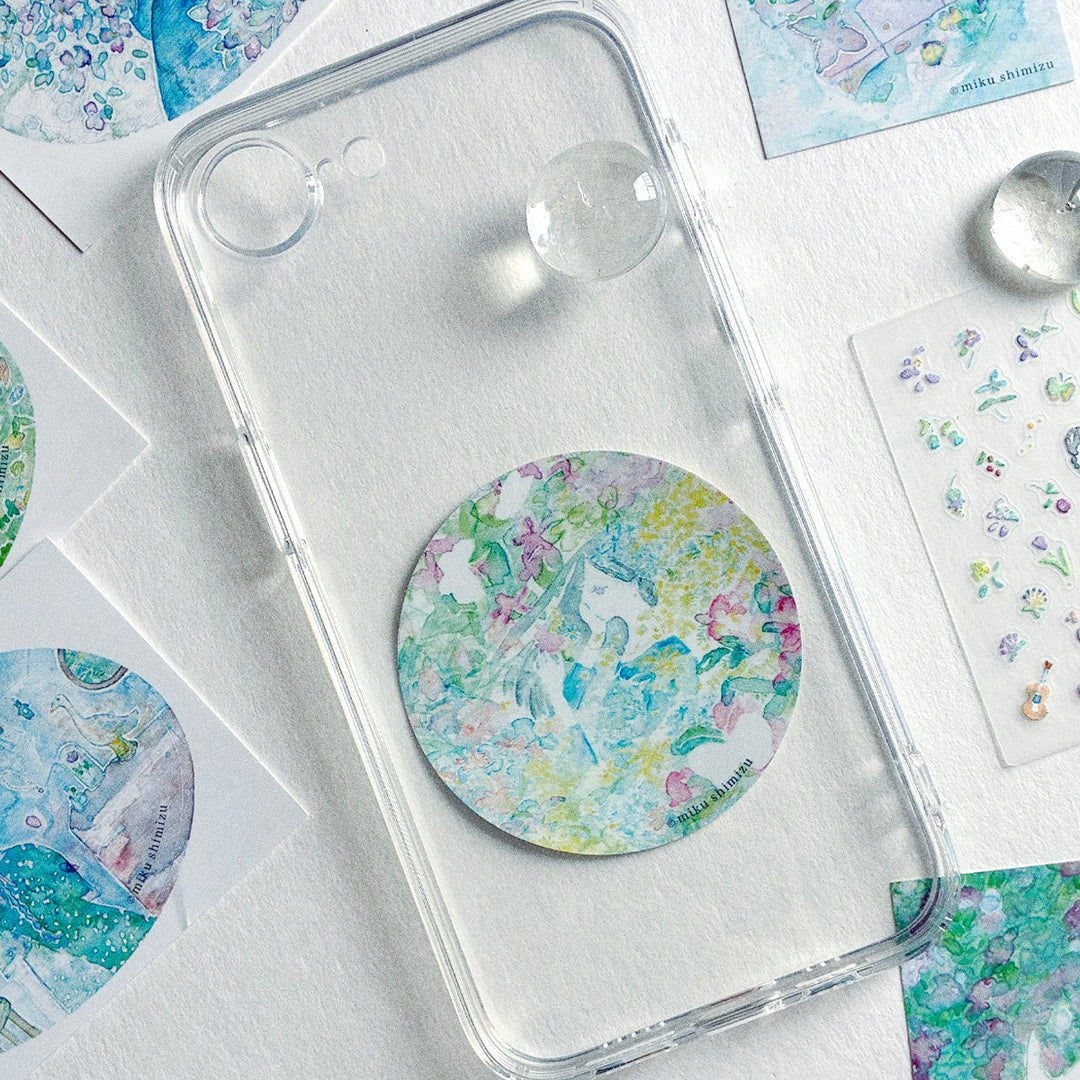 Miku Shimizu / Sticker -When I look at flowers, the flowers look back at me