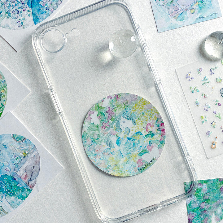 Miku Shimizu / Sticker -When I look at flowers, the flowers look back at me