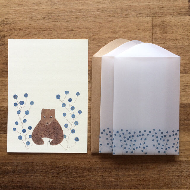 Letter set -Thread, needles and bears