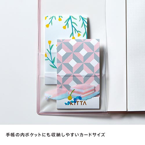 Washi Tape KITTA Cliar 15mm -Flower KITT009